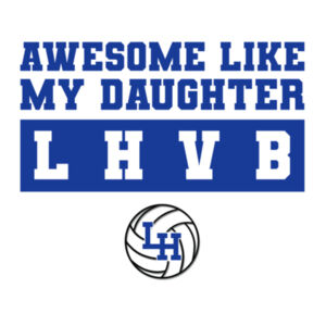 AWESOME LIKE MY DAUGHTER - T-SHIRT - WHITE - U71FYZ Design