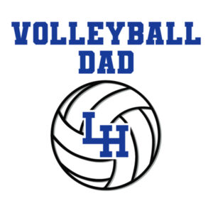 VOLLEYBALL DAD - T-SHIRT - WHITE - NSEH53 Design