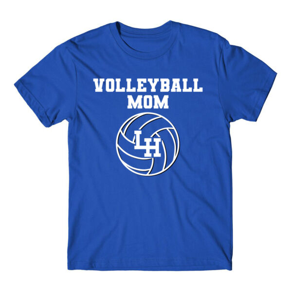 VOLLEYBALL MOM - T-SHIRT - ROYAL BLUE - Q98TM1 Thumbnail